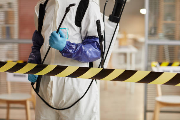Professional Biohazard Cleanup technician working in Bedford, OH